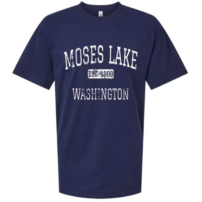 Moses Lake Washington Wa Vintage Sueded Cloud Jersey T-Shirt