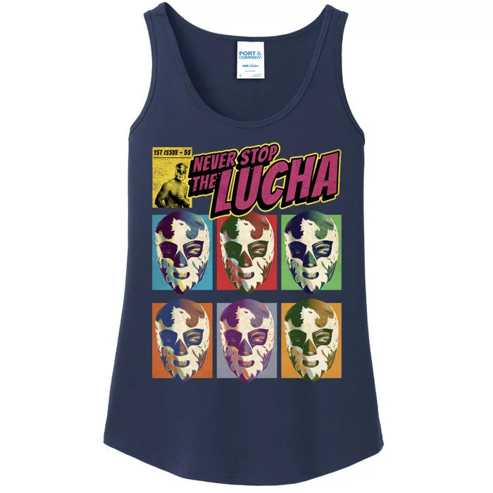 Mexican Lucha Wrestling Ladies Essential Tank