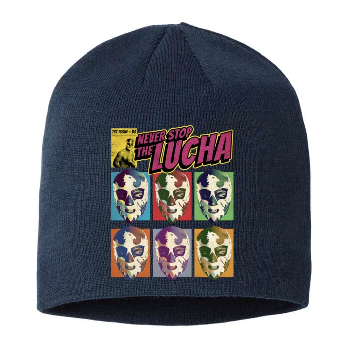 Mexican Lucha Wrestling 8 1/2in Sustainable Knit Beanie