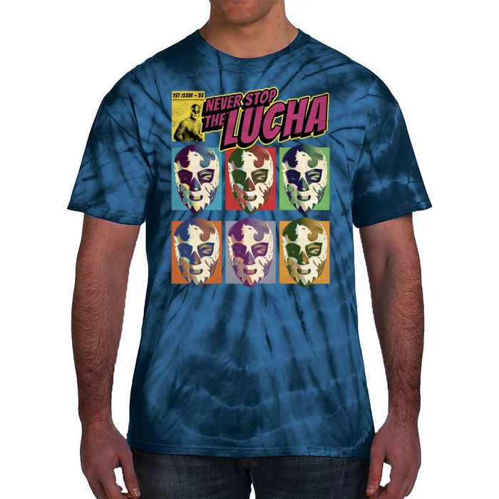 Mexican Lucha Wrestling Tie-Dye T-Shirt