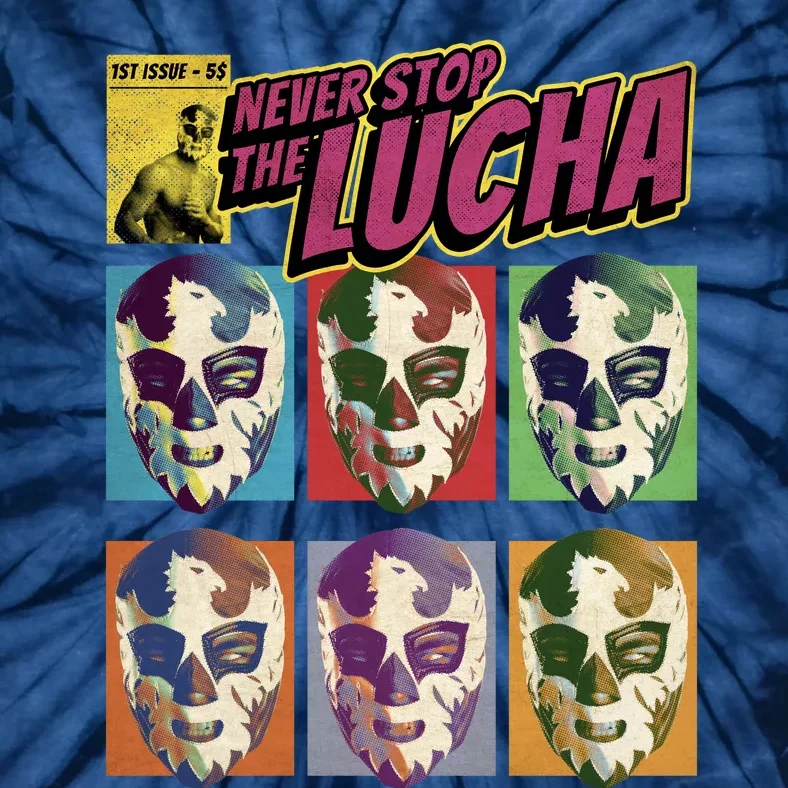 Mexican Lucha Wrestling Tie-Dye T-Shirt