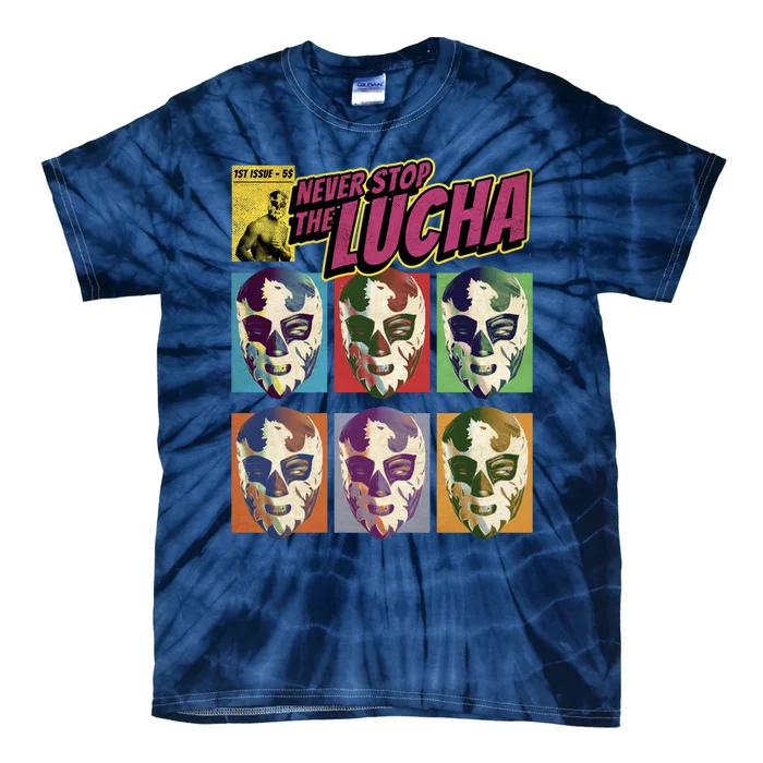 Mexican Lucha Wrestling Tie-Dye T-Shirt