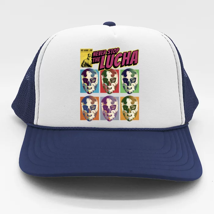 Mexican Lucha Wrestling Trucker Hat