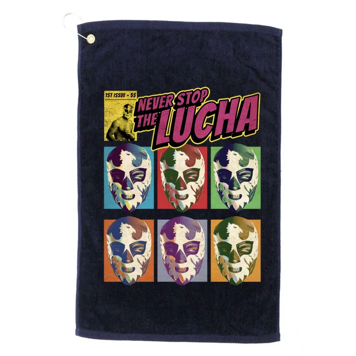 Mexican Lucha Wrestling Platinum Collection Golf Towel