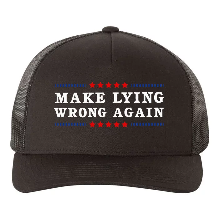 Make Lying Wrong Again Anti Trump Yupoong Adult 5-Panel Trucker Hat