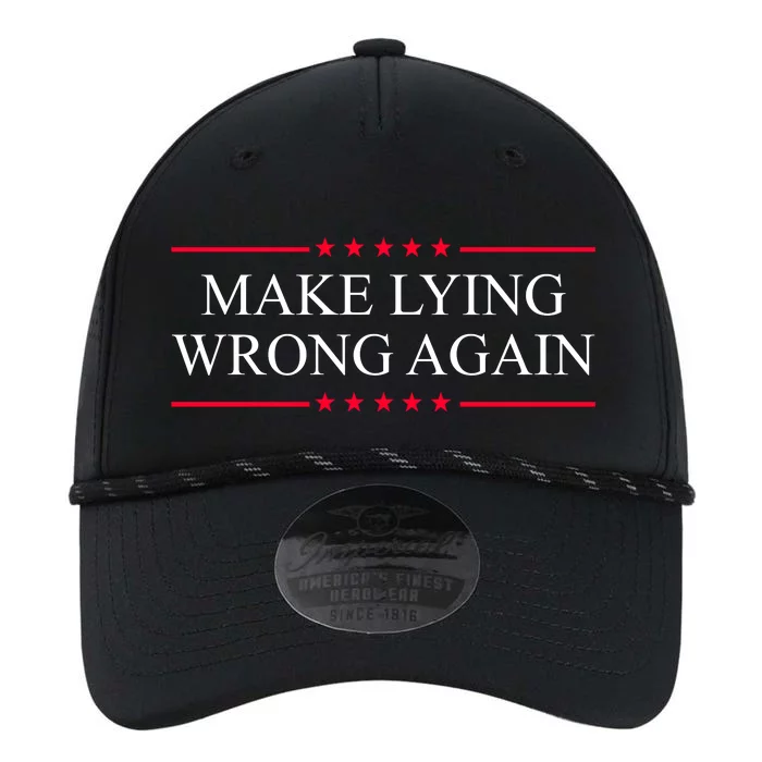 Make Lying Wrong Again Political Election Performance The Dyno Cap