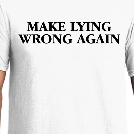 Make Lying Wrong Again Pajama Set