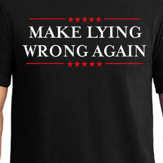 Make Lying Wrong Again Gift Resist Racism Pajama Set