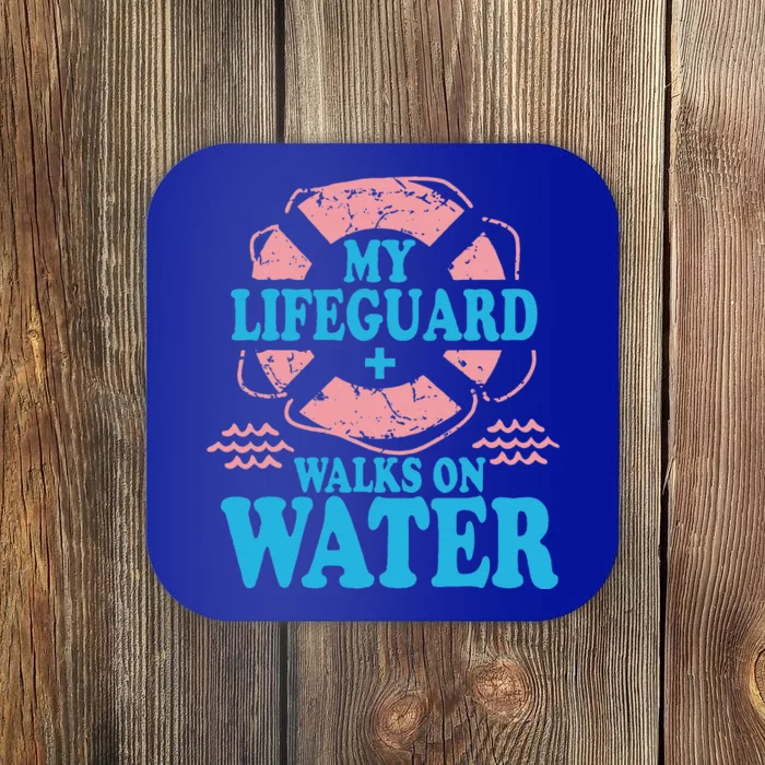 My Lifeguard Walks On Water Christian Jesus Coaster