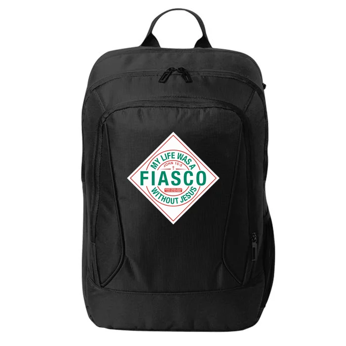 My Life Was A Fiasco Without Jesus City Backpack