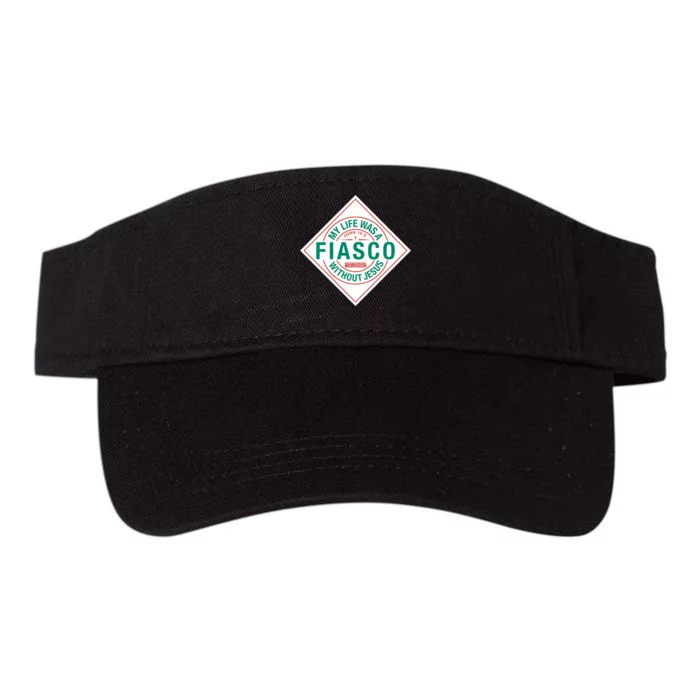 My Life Was A Fiasco Without Jesus Valucap Bio-Washed Visor