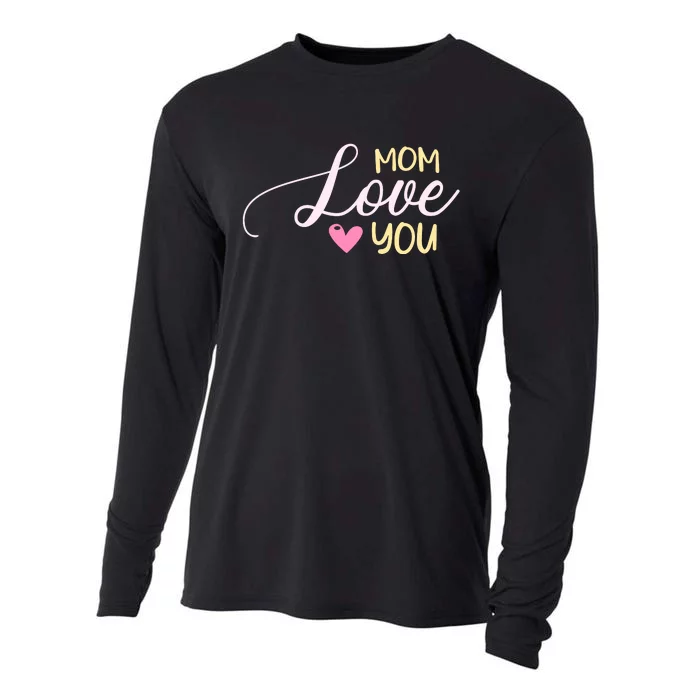 Mom Love You T Cooling Performance Long Sleeve Crew