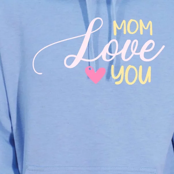 Mom Love You T Unisex Surf Hoodie