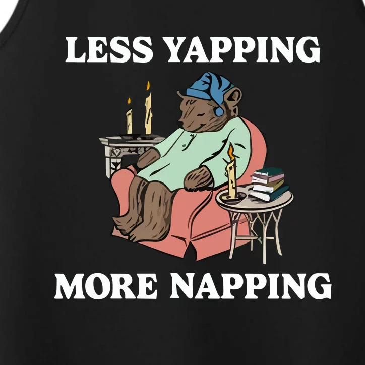 Middleclassfancy Less Yapping More Napping Performance Tank