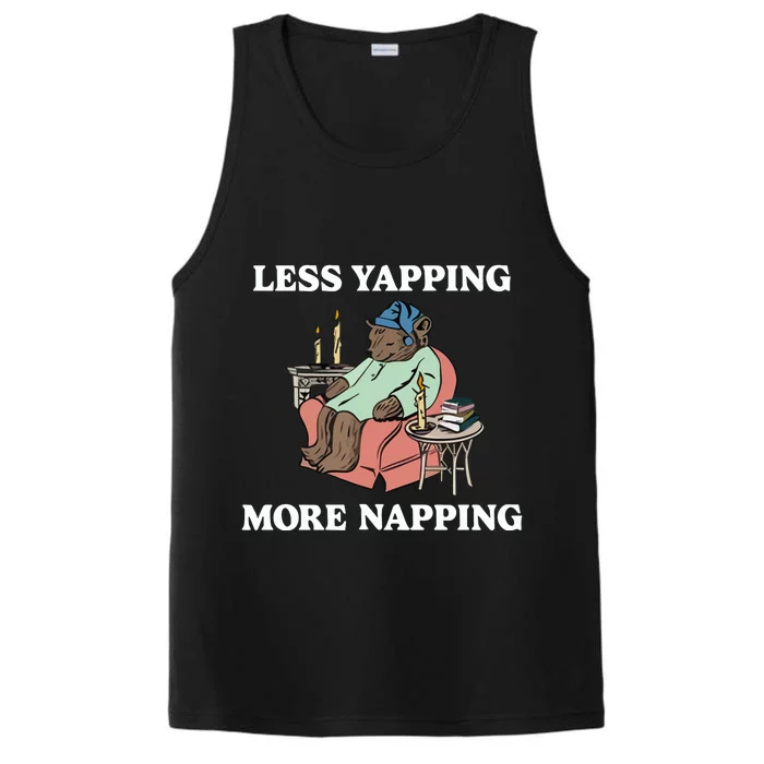 Middleclassfancy Less Yapping More Napping Performance Tank