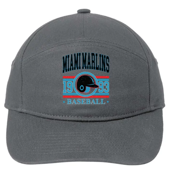 Miami Marlins 1993 Baseball Team Supporter 7-Panel Snapback Hat