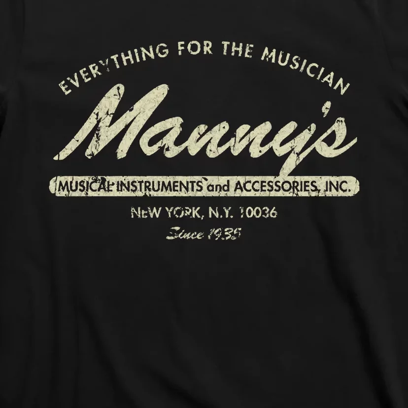 Manny&39;S Music 1935 T-Shirt