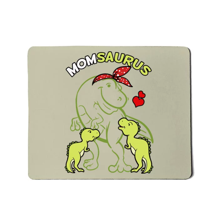 Momsaurus Mom 2 Dinosaur Mommy Mother's Day Mousepad