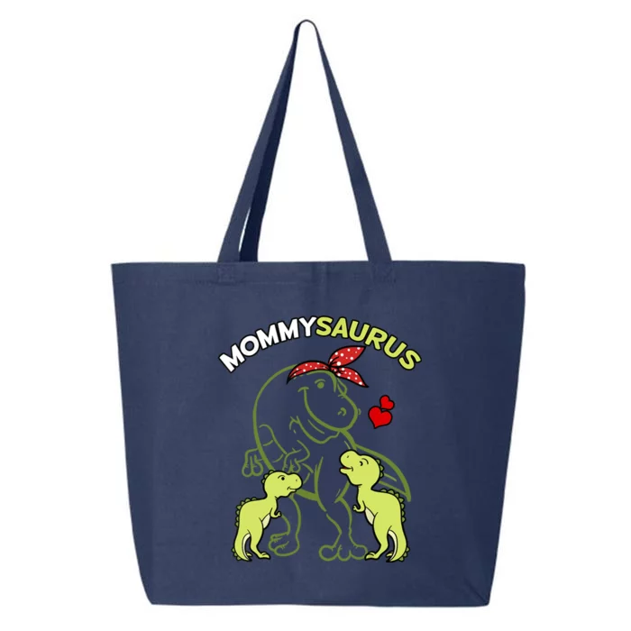 Mommysaurus Mommy 2 Dinosaur Mom Mother's Day 25L Jumbo Tote