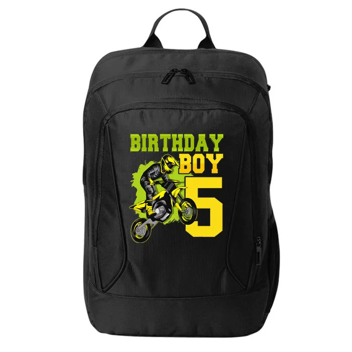 Motocross MX 5thGift 5 Year Old Dirt Bike Birthday Party City Backpack