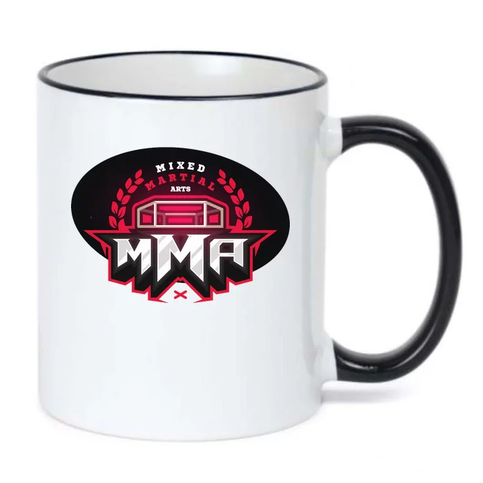 MMA - Mix Martial Arts Logo Black Color Changing Mug