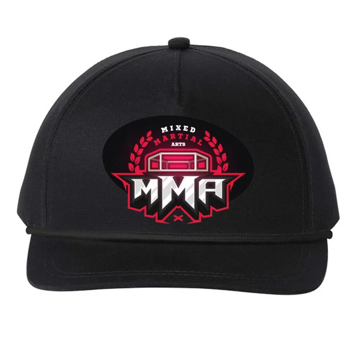 MMA - Mix Martial Arts Logo Snapback Five-Panel Rope Hat