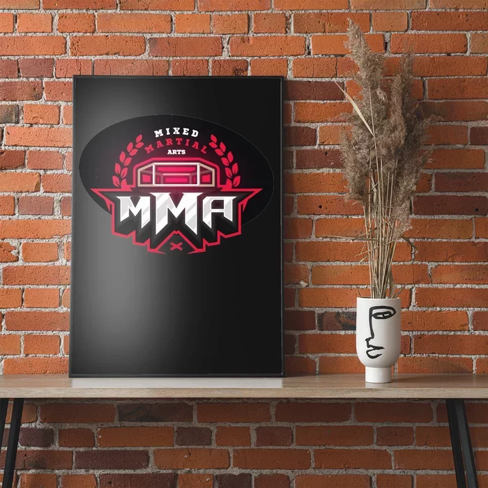 MMA - Mix Martial Arts Logo Poster