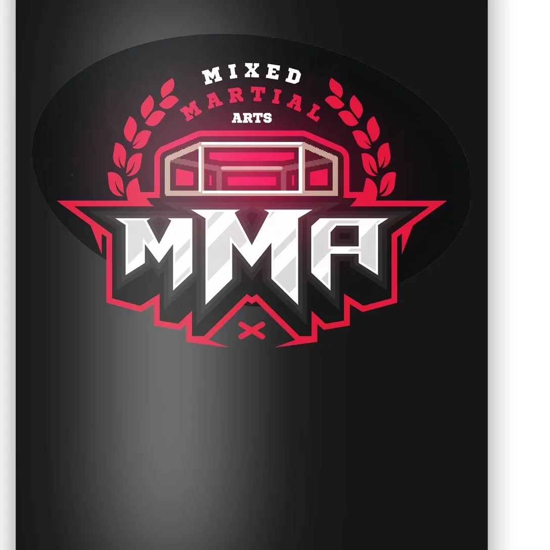 MMA - Mix Martial Arts Logo Poster