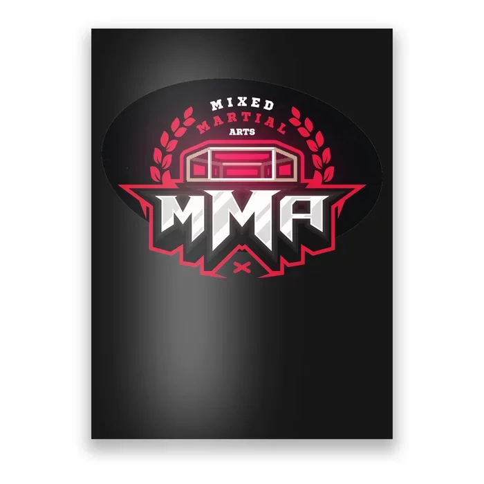 MMA - Mix Martial Arts Logo Poster