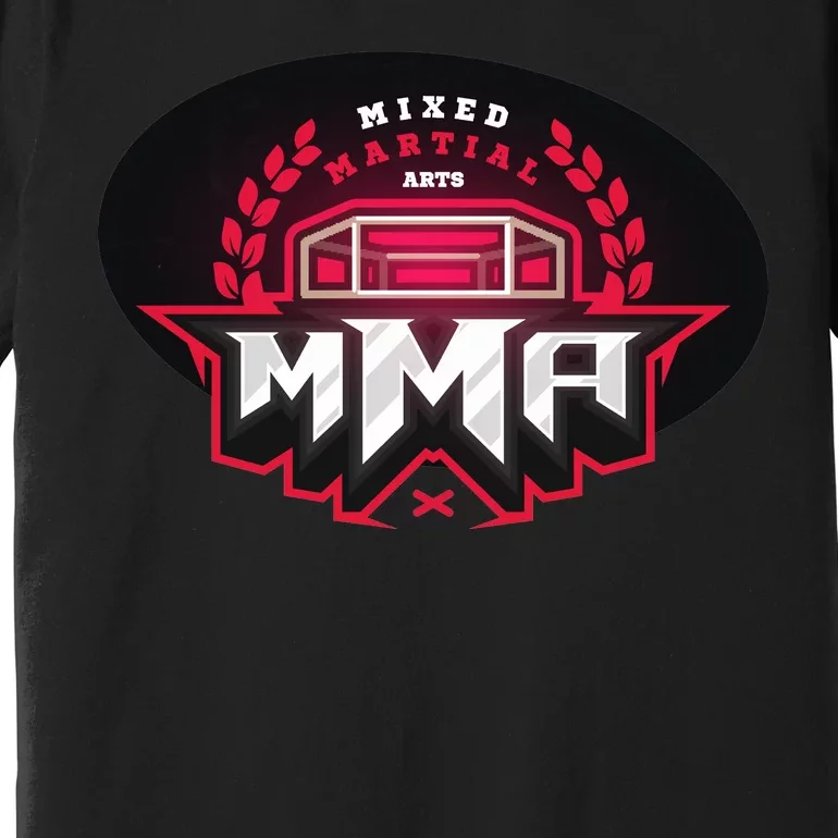 MMA - Mix Martial Arts Logo Premium T-Shirt