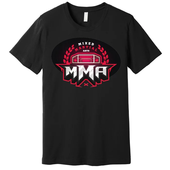 MMA - Mix Martial Arts Logo Premium T-Shirt