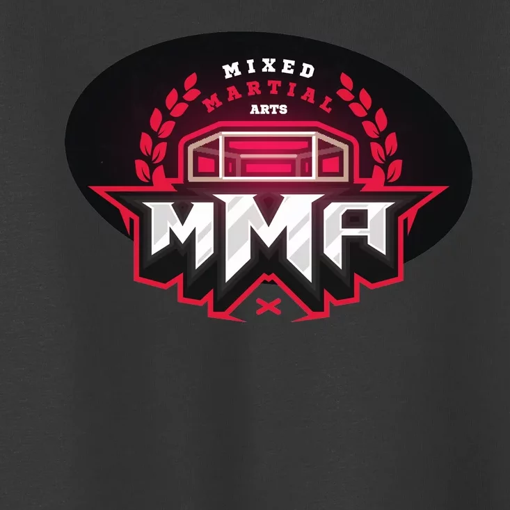 MMA - Mix Martial Arts Logo Toddler T-Shirt