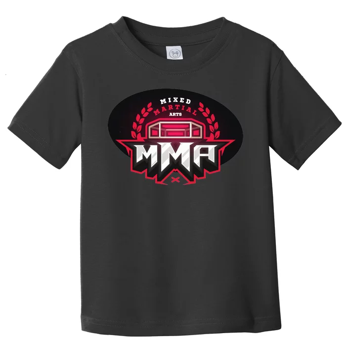 MMA - Mix Martial Arts Logo Toddler T-Shirt