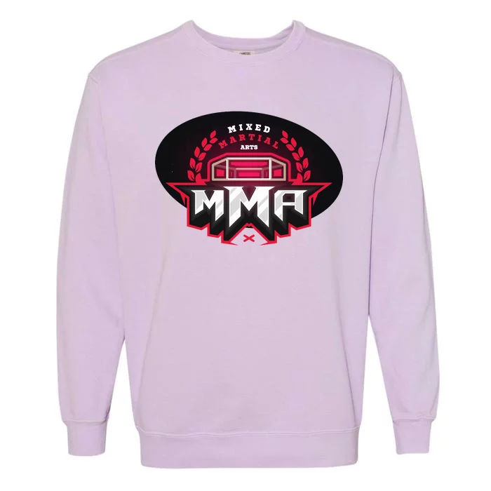 MMA - Mix Martial Arts Logo Garment-Dyed Sweatshirt