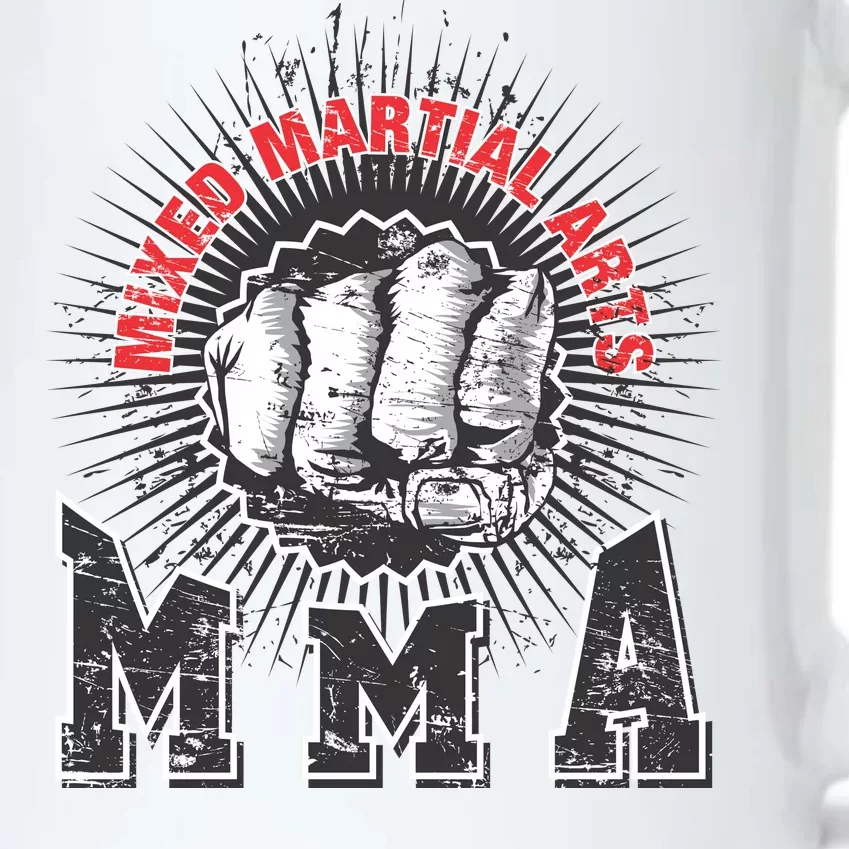 MMA Retro Punch Black Color Changing Mug