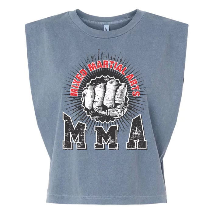 MMA Retro Punch Garment-Dyed Women's Muscle Tee