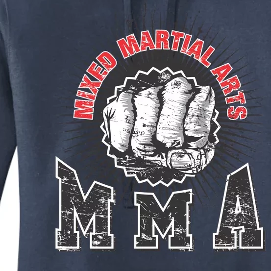 MMA Retro Punch Women's Pullover Hoodie