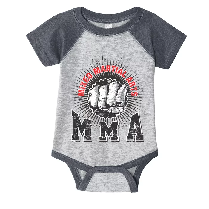 MMA Retro Punch Infant Baby Jersey Bodysuit