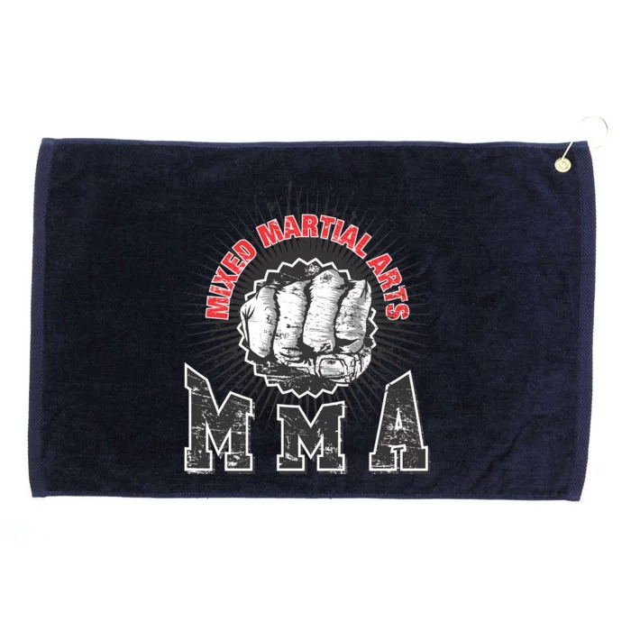 MMA Retro Punch Grommeted Golf Towel