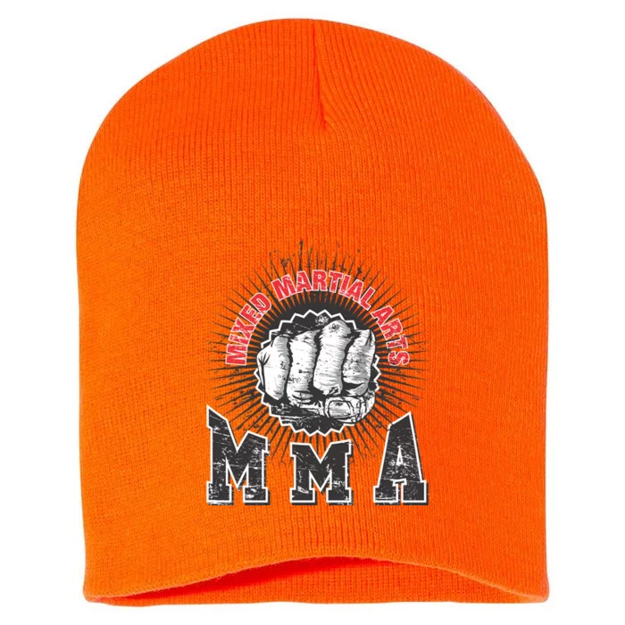 MMA Retro Punch Short Acrylic Beanie