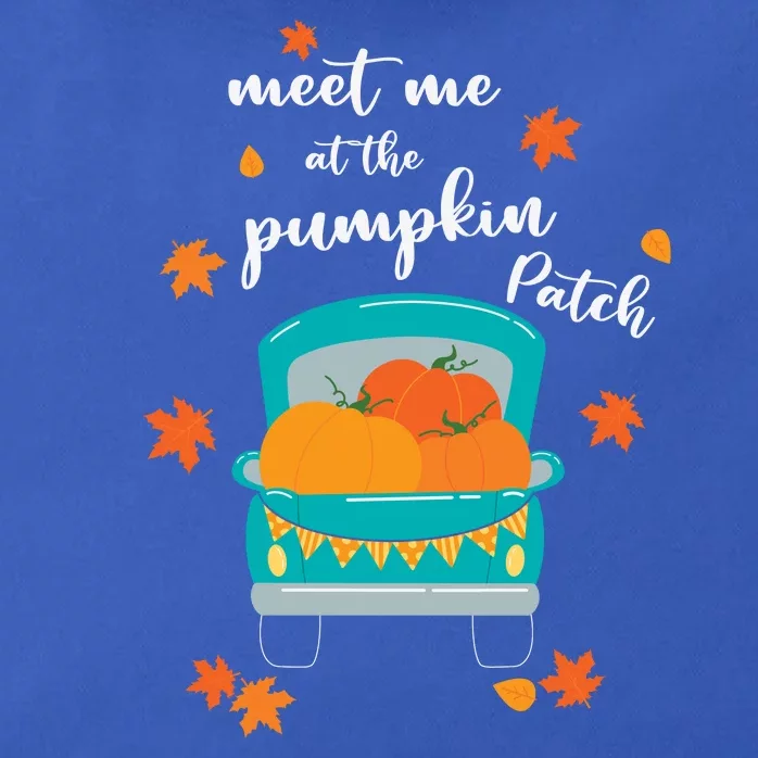 Meet Me At Pumpkin Patch Thanksgiving Truck Zip Tote Bag