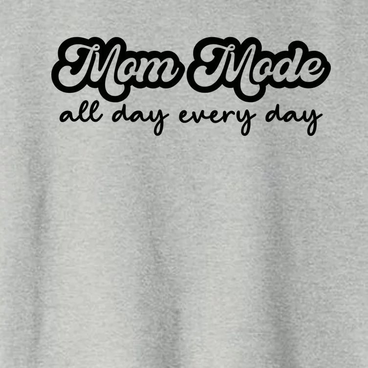 Mom Made All Day Every Day Women's Crop Top Tee