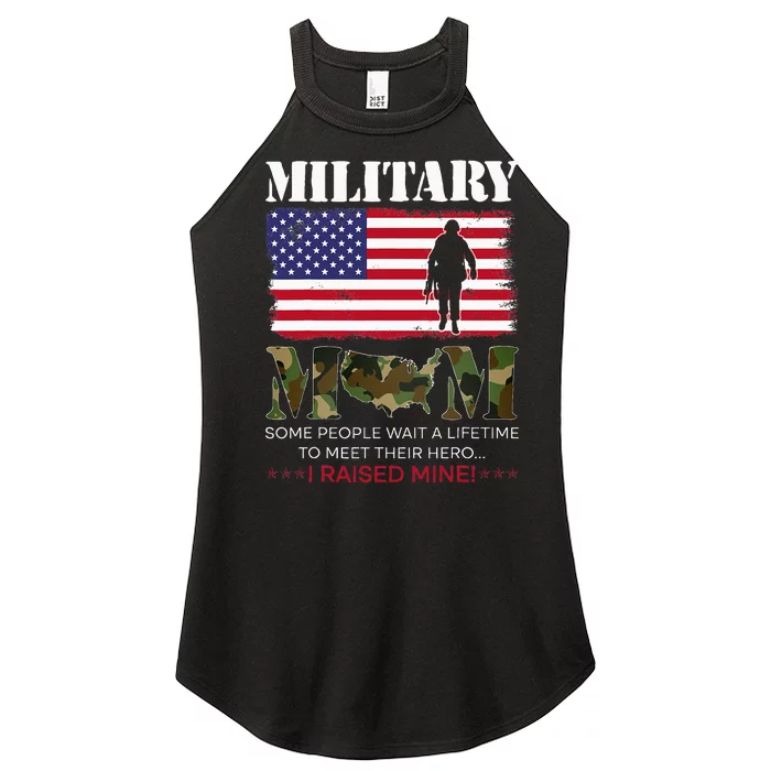 Military Mom Armed Forces Day 2024 Women’s Perfect Tri Rocker Tank