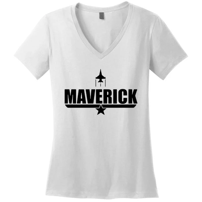 Maverick Women's V-Neck T-Shirt