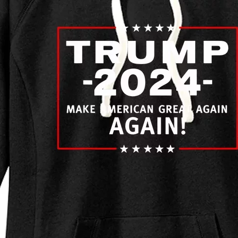 Magaga Make America Great And Glorious Again Trump 2024 Women's Fleece Hoodie