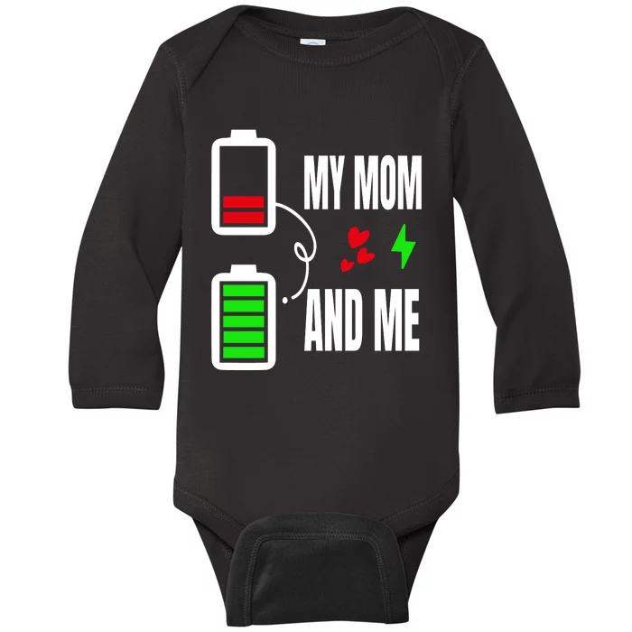 My Mom And Me Baby Long Sleeve Bodysuit