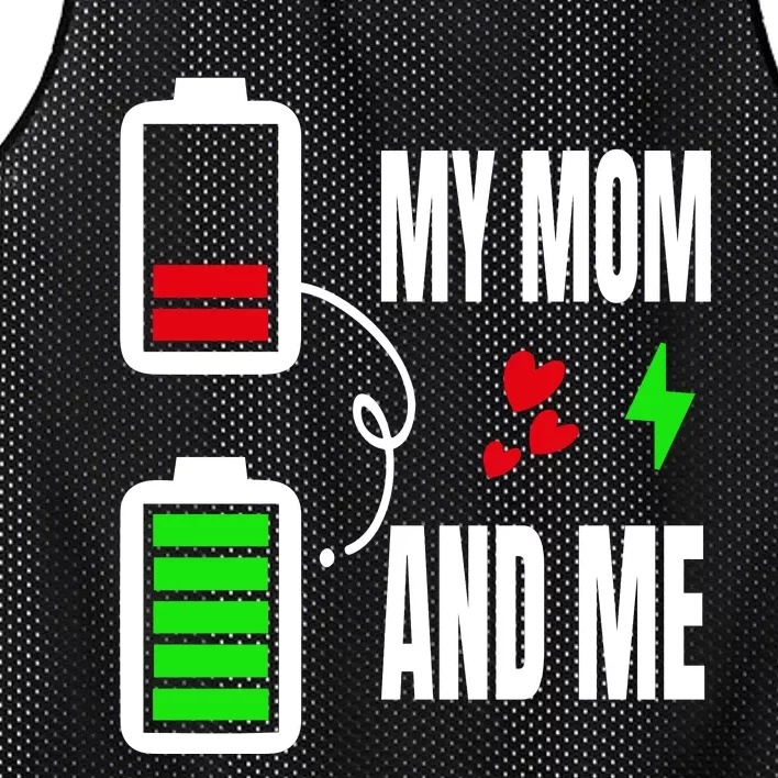 My Mom And Me Mesh Reversible Basketball Jersey Tank