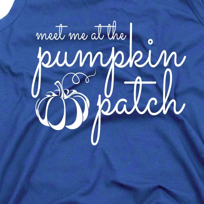 Meet Me At The Pumpkin Patch Pumpkins Print Cute Fall Gift Tank Top