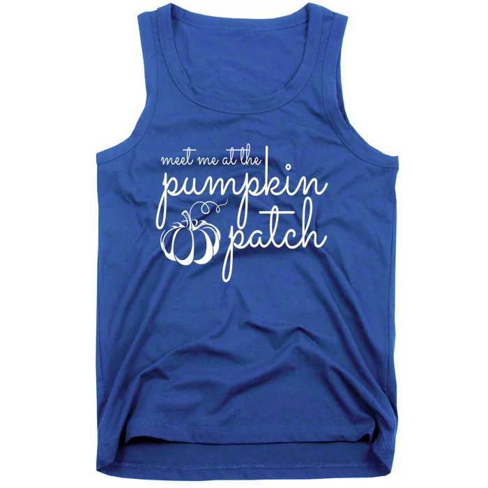 Meet Me At The Pumpkin Patch Pumpkins Print Cute Fall Gift Tank Top