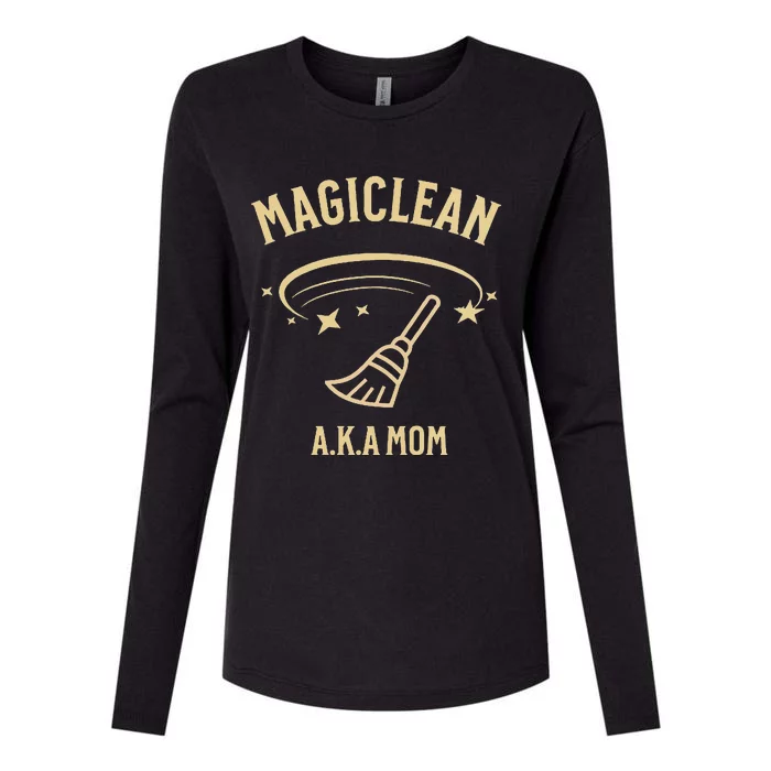 Magiclean Womens Cotton Relaxed Long Sleeve T-Shirt